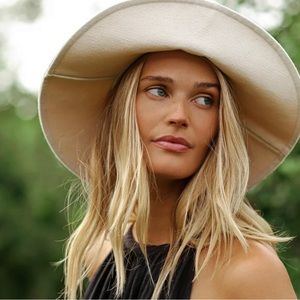 Jenni Kayne Canvas Sun Hat - Natural - Size S/M
